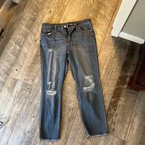 COPY - Ripped skinny blue jeans